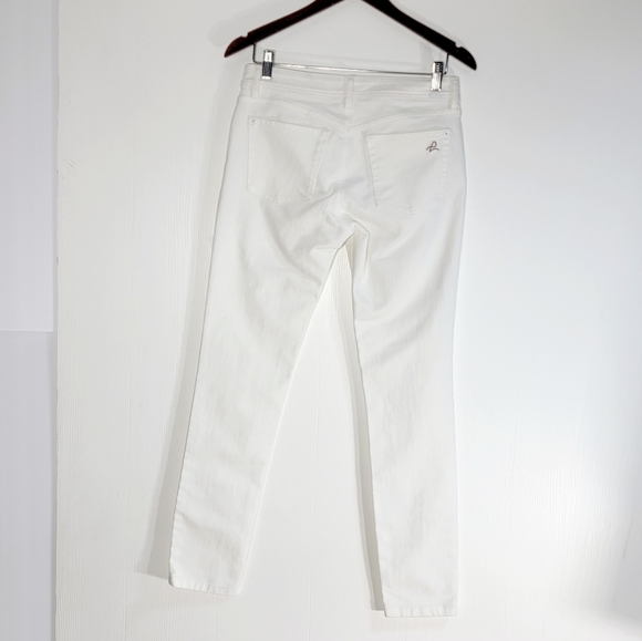 DL1961 Florence Instasculpt Skinny Midrise Ankle Jeans White Size 28 - Picture 8 of 11